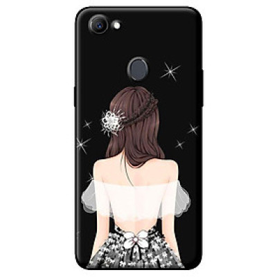Ốp in cho Oppo F7 Cô Gái Áo Trắng - Hàng chính hãng