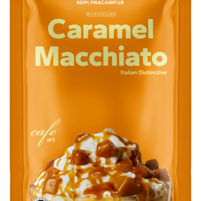  Cà Phê Caramel Macchiato Aik Cheong (12 Gói x 25g)- nhập khẩu từ Malaysia