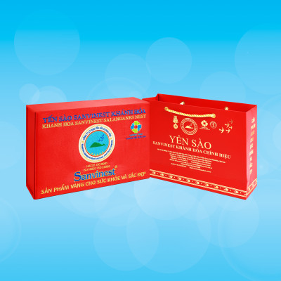 Hộp quà tặng Yến sào Sanvinest Khánh Hòa chính hiệu tinh chế 100g - Q510