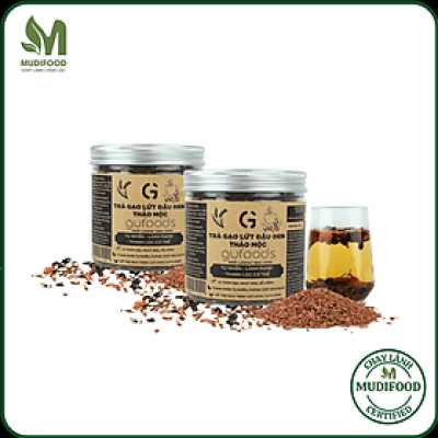 [Vị Thảo Mộc] Combo 2 Hộp Trà Gạo Lứt Đậu Đen GUfoods 200g/500g - Thanh Nhiệt, Giải Khát, Cải Thiện Giấc Ngủ