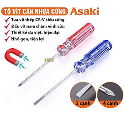 Tua vít bake thép 5*100mm 4 cạnh