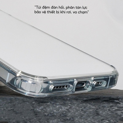 Ốp lưng giảm sốc chống va đập chống ố vàng cho iPhone 14 Pro Max / 14 Pro / 14 Plus / iP 14 hiệu X-level ICE Crystal trang bị đệm khí ẩn bốn góc, Mặt lưng PC chống ố vàng - Hàng chính hãng