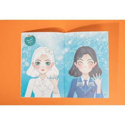 Sách - Trang Điểm Sáng Tạo - Bóc Dán Và Tô Màu - Combo 5 Chủ Đề - Đinh Tị Books