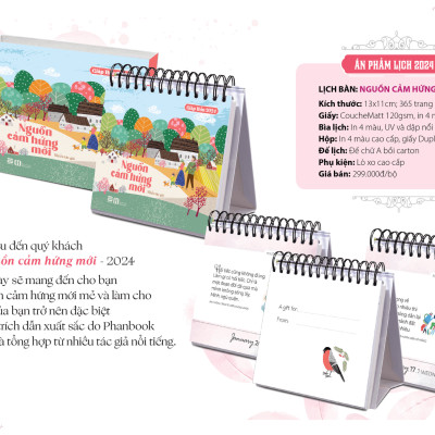 Combo Lịch Bàn 2024 - 365 Ngày Nuôi Dưỡng Nghị Lực Và Nguồn Cảm Hứng Mới