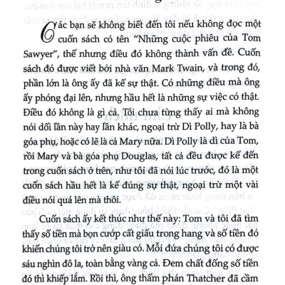 Sách - Những Cuộc Phiêu Lưu Của Huckleberry Fin (Tái Bản)