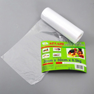 Combo 3 cuộn TÚI ĐỰNG THỰC PHẨM tự phân hủy sinh học 0,8kg ( 3 kích thước tiện lợi)