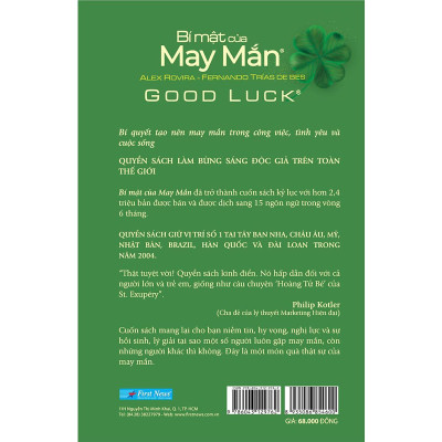 Sách - Bí Mật Của May Mắn - Khổ Lớn