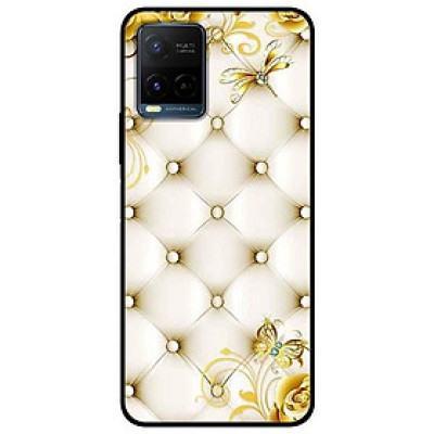 Ốp lưng dành cho Vivo Y21 - Vivo Y21s mẫu Hoa Văng Vàng