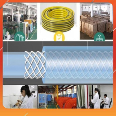 ️Evoucher Bộ dây vòi xịt nước rửa xe, tưới cây , tăng áp 3 lần, loại 7m, 10m 206701-3 đầu đồng,cút+ túi đựng bút