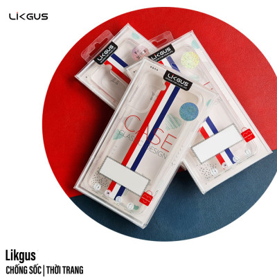 Ốp lưng chống sốc trong suốt cho Samsung Galaxy S22 Ultra hiệu Likgus Thom Brow (chất liệu cao cấp, thiết kế thời trang họa tiết 3 sọc màu) - hàng nhập khẩu