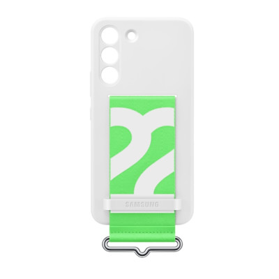 Ốp Lưng Silicone Kèm Dây Đeo Thời Trang ( Strap ) Samsung Galaxy S22 / S22+ / S22 Ultra - Hàng Chính Hãng