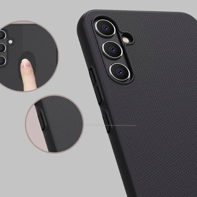 Ốp Lưng Sần chống sốc cho Samsung Galaxy A24 hiệu Nillkin Super Frosted Shield  - hàng chính hãng