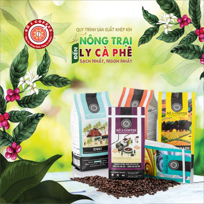[SỐ 1 COFFEE] Cà Phê Pha Máy - Cà Phê Nguyên Chất GU ĐẬM Rang Mộc Pha Phin, Sạch 100% Thượng Hạng, Vị Đậm Đà, Đắng Đặc Trưng - Túi 500Gam