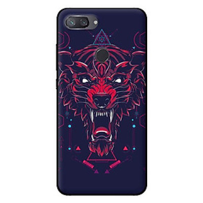 Ốp lưng in cho Xiaomi Mi 8 Lite mẫu Sói - Hàng chính hãng
