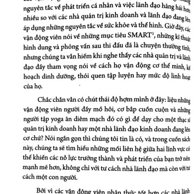 Khỏe Để Lãnh Đạo - Biến Đổi Khả Năng Lãnh Đạo Thông Qua 5 Trụ Cột Hiệu Suất