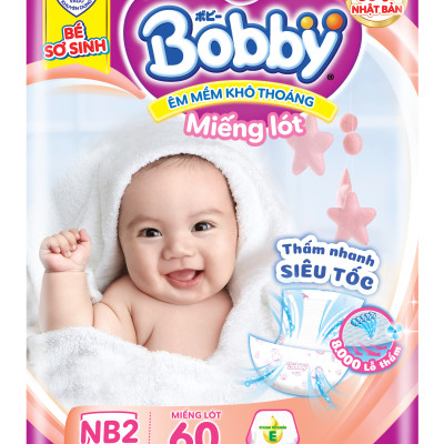 Miếng Lót Sơ Sinh Bobby Fresh Newborn 2 - 60 (60 Miếng)