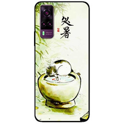 Ốp lưng dành cho Vivo Y51 (2020) / Y31 (2020) mẫu Mèo Chậu Nước