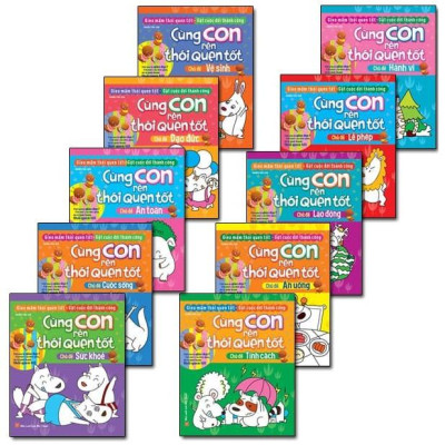 Túi - Cùng Con Rèn Thói Quen Tốt (Lẻ 10 Cuốn) - Bản Quyền