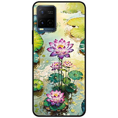 Ốp lưng cho Vivo Y12s - Y20 - Y20s - Y21 - Y21s - Y33 - Y33T - Sen Tím Đẹp - Hàng Chính Hãng
