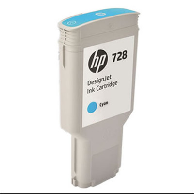 Mực in HP 728 130ml Cyan Ink Cartridge (F9J67A) - Hàng chính hãng