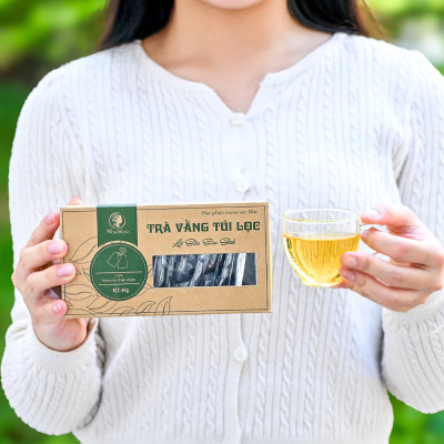 Combo 2 Hộp Trà Vằng Túi Lọc Lợi Sữa Cho Mẹ, Giảm Mỡ Bụng Sau Sinh Wonmom ( 20 Túi/Hộp )