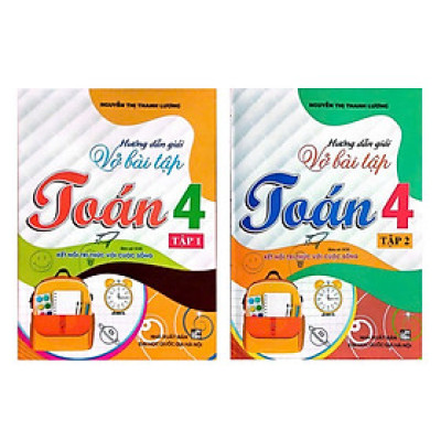 ￼Sách - ( Combo 2 tập ) Hướng Dẫn Giải Vở Bài Tập Toán 4  (Bám sát SGK Kết Nối Tri Thức Với Cuộc Sống)