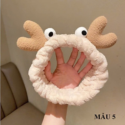 Băng Đô Rửa Mặt Cài Tóc Trang Điểm Mềm Mịn Cute Cho Nam Nữ Đa Năng