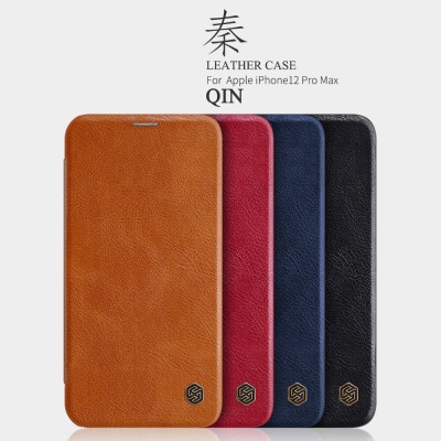 Bao da dành cho iPhone 12 Pro Max Nillkin Qin chính hãng