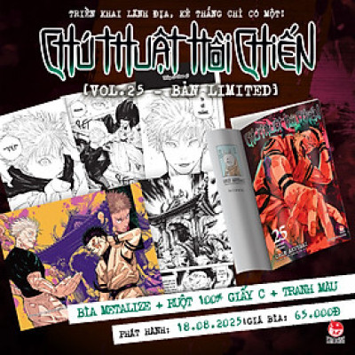 Truyện - Chú thuật hồi chiến Tập 25 22 23 24 25 16 17 18 19 20 21 15 14 13 12 11 - Nxb Kim Đồng