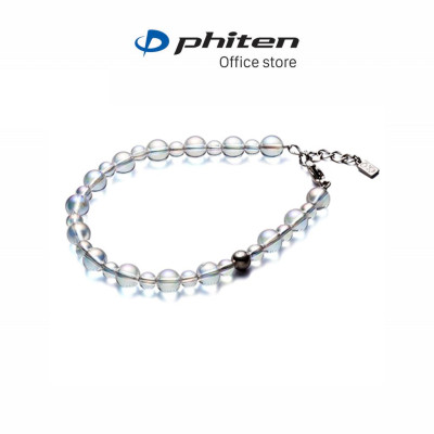 Vòng tay Phiten đá pha lê combi (6mm/8mm) AQ809025/AQ809027