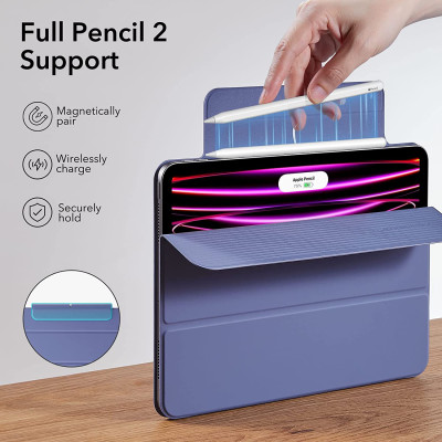 Bao Da dành cho iPad Pro 12.9 inch 2022 ESR Rebound Magnetic Case - Hàng Chính Hãng