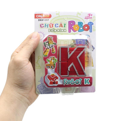 Đồ Chơi Lắp Ráp Biến Hình Robot Chữ Cái K - Cresta DK81237