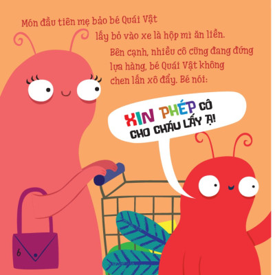 Bé Tự Rèn Tính Tốt: Bé Quái Vật Biết Xin Phép
