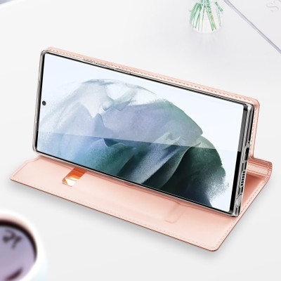 Bao da dành cho SamSung Galaxy S22 Ultra Dux Ducis Skin khung mềm - siêu mỏng - siêu mịn - Hàng chính hãng