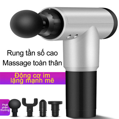 Máy Massage 4 Đầu 6 Chế Độ Fascial, Súng Massage Giảm Căng Cơ, Trị Nhức Mỏi Vai Gáy Hiệu Quả - HÀNG CHÍNH HÃNG MINIIN