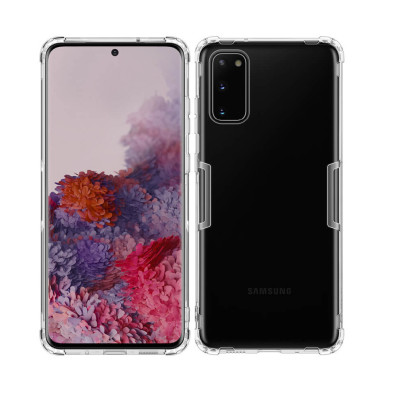 Ốp lưng dẻo cho Samsung Galaxy S20 hiệu Nillkin Nature mỏng 0.6mm, chống trầy xước - Hàng chính hãng