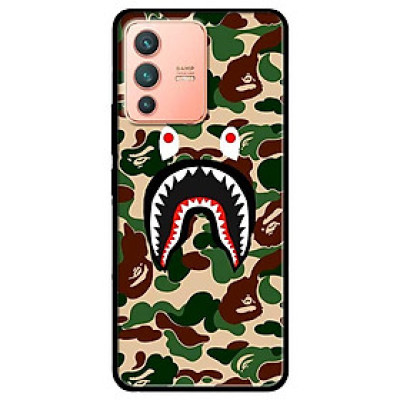 Ốp lưng dành cho Vivo V23 5G / S12 - Vivo Y15s / Y15A mẫu Bape Camo Xanh Lá