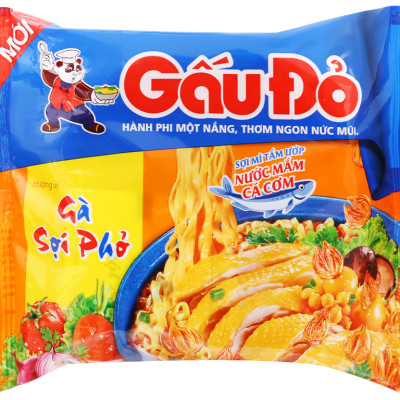 Mì gà sợi phở Gấu Đỏ 63g