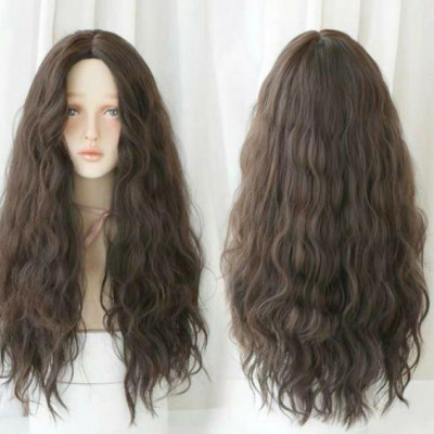 Tóc giả nữ 2 mái xù cao cấp