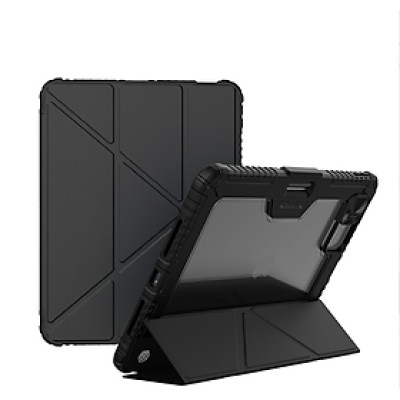 Bao da cho iPad Pro 11 inch M4 / iPad Pro 13 inch M4 2024 Nillkin Bumper Leather Case Pro (Có khe cắm bút Apple Pencil) - Hàng chính hãng