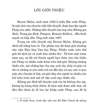Văn Học Cổ Điển - Không Gia Đình (Tái Bản 2023)