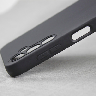 Ốp lưng dành cho SamSung Galaxy A04s dẻo màu đen bảo vệ camera sau, chống bám vân tay - hàng nhập khẩu
