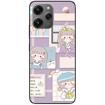 Ốp lưng cho Xiaomi Redmi 12 4G - Redmi Note 12 4G - Redmi Note 12 Pro 4G - 12 Pro 5G - Bốn Cô Gái - Hàng Chính Hãng
