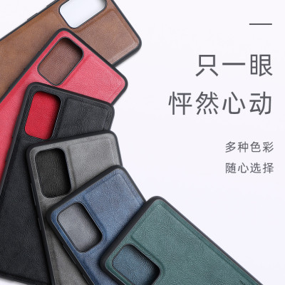 Ốp lưng da cho Samsung Galaxy A52, A32, A72, A12, A22 4G, A22 5G hãng X-level cao cấp viền mềm chống sốc - Hàng chính hãng