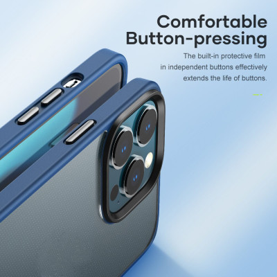 Ốp lưng chống sốc viền cao su cho iPhone 14 (6.1 inch) thiết kế mặt lưng trong suốt Hiệu Rock hybrid tective Case (độ đàn hồi cao, bảo vệ toàn diện, tản nhiệt tốt) - hàng nhập khẩu