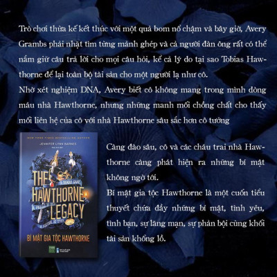 Sách - Bí Mật Gia Tộc Hawthorne - Jennifer Lynn Barnes - New York Times Bestselling Author - 1980 Books
