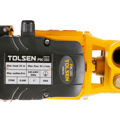 Máy bơm nước đẩy cao Tolsen 79970 370W (0,5hp)- Hàng chính hãng