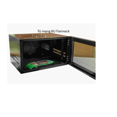 Tủ Mạng Treo Tường 06U D600 Famrack – Hàng Chính Hãng, Chuẩn Rack 19"