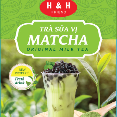Trà sữa vị matcha H&H Friend túi 1kg