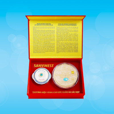 Hộp quà tặng Yến sào Sanvinest Khánh Hòa chính hiệu tinh chế 100g - Q510